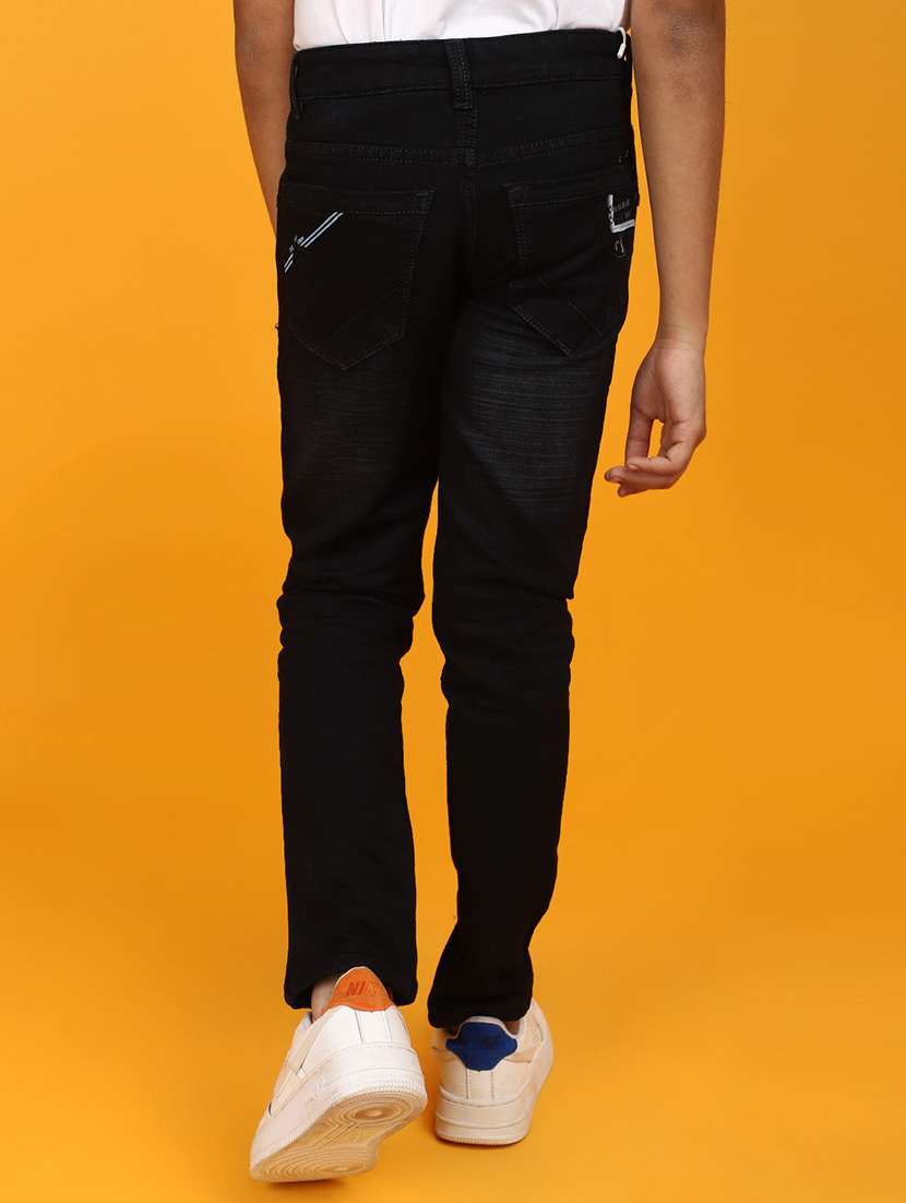 boys slim fit solid jean - 20806602 -  Standard Image - 3