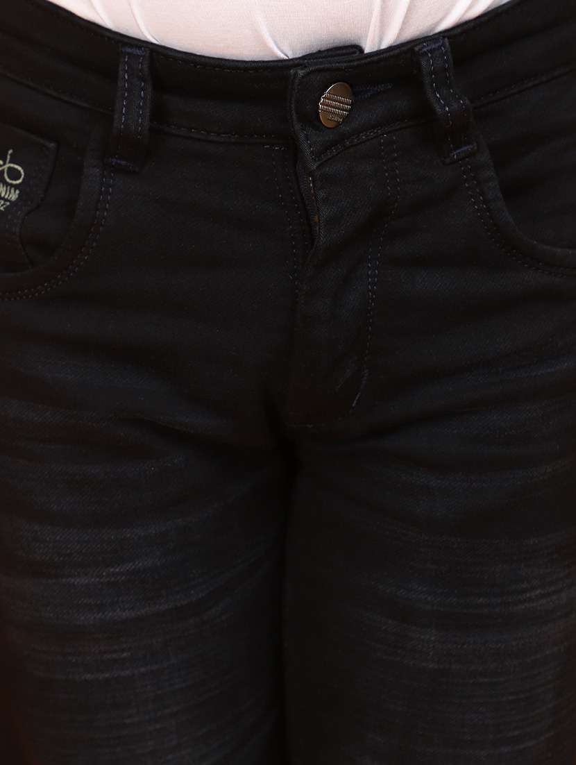 boys slim fit solid jean - 20806602 -  Standard Image - 5