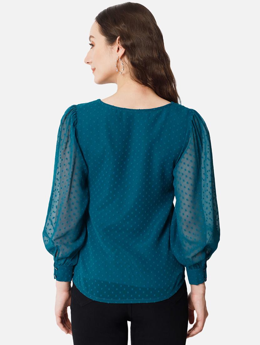 women self designed puff sleeves top - 20807184 - Standard Image - 3