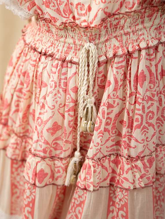 women white printed a-line ethnic dress - 20807330 - Standard Image - 3