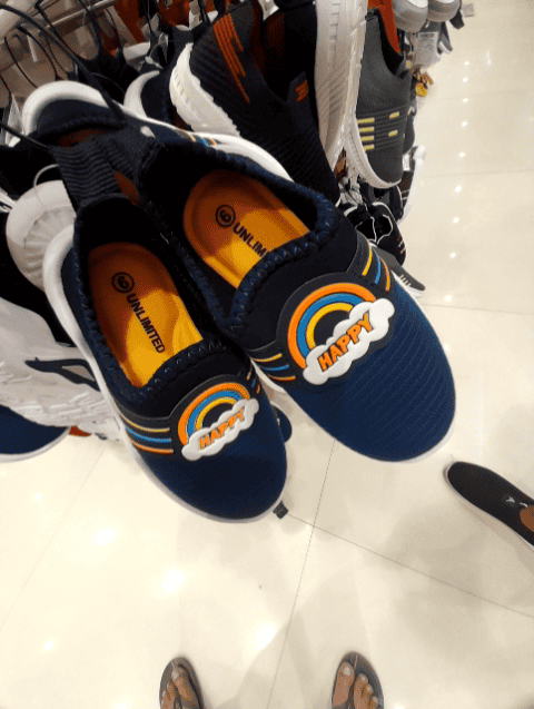navy blue knitted casual shoes - 20807481 - Standard Image - 0