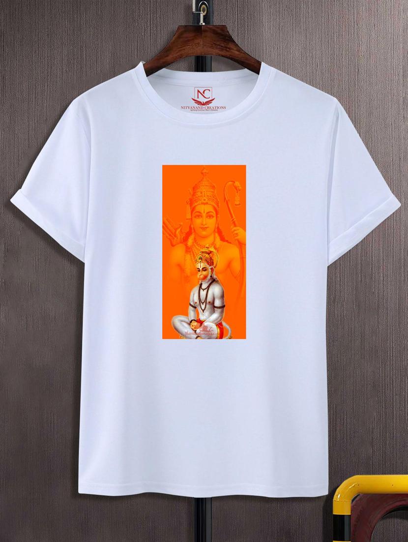unisex white graphic printed t-shirt - 20808145 - Zoom Image - 0