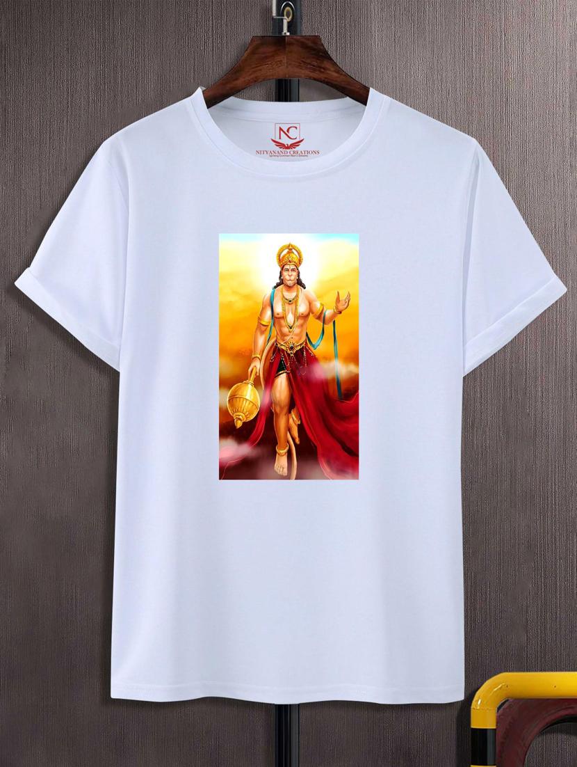 unisex white graphic printed t-shirt - 20808201 -  Zoom Image - 0