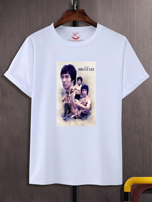 unisex white graphic printed t-shirt - 20808203 - Standard Image - 0