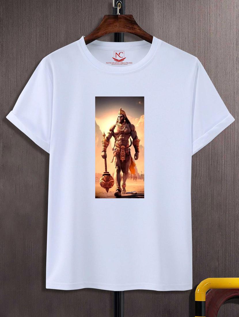 unisex white graphic printed t-shirt - 20808206 -  Zoom Image - 0