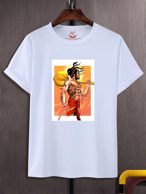 unisex white graphic printed t-shirt - 20808210 -  Standard Image - 0