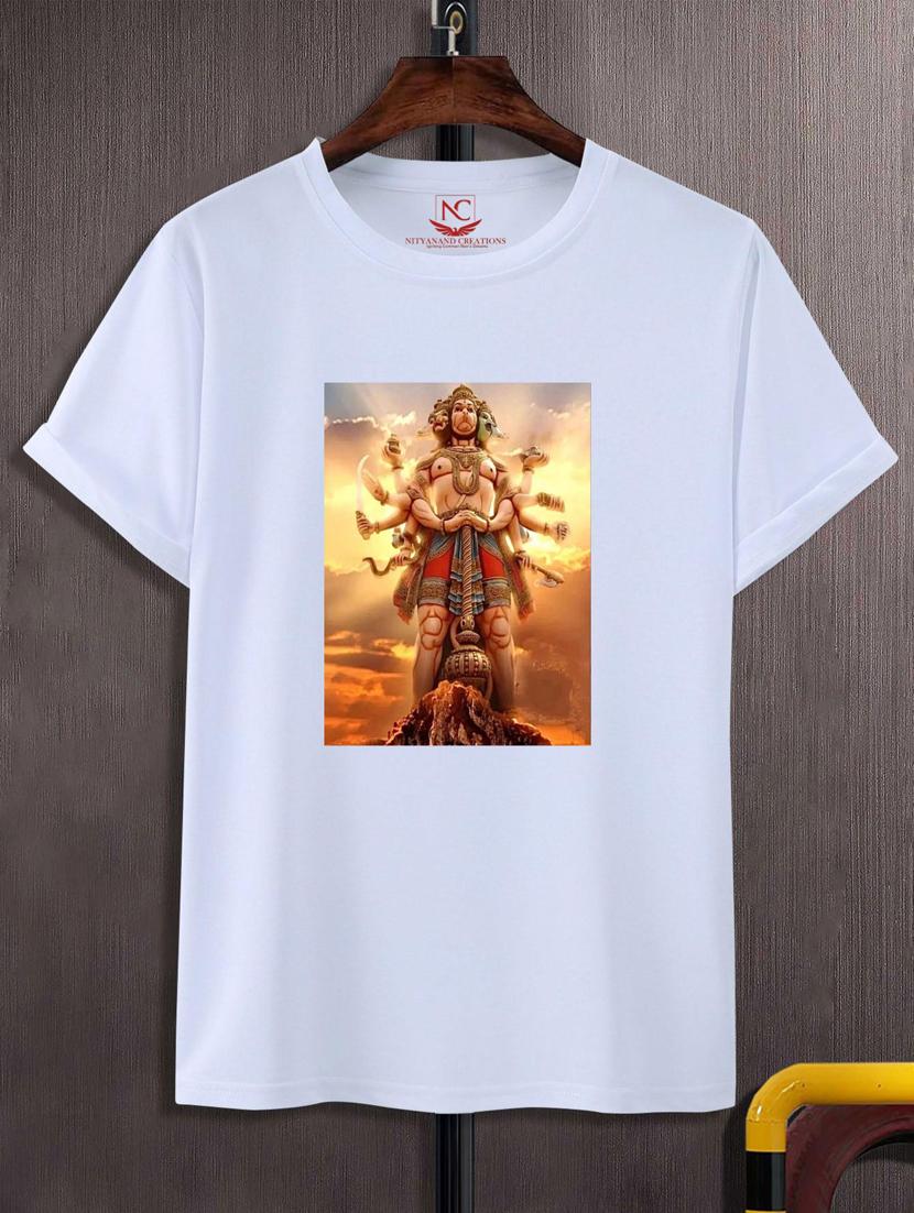 unisex white graphic printed t-shirt - 20808211 -  Zoom Image - 0