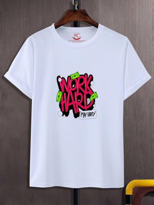 unisex typographic printed t-shirt - 20808274 -  Standard Image - 0