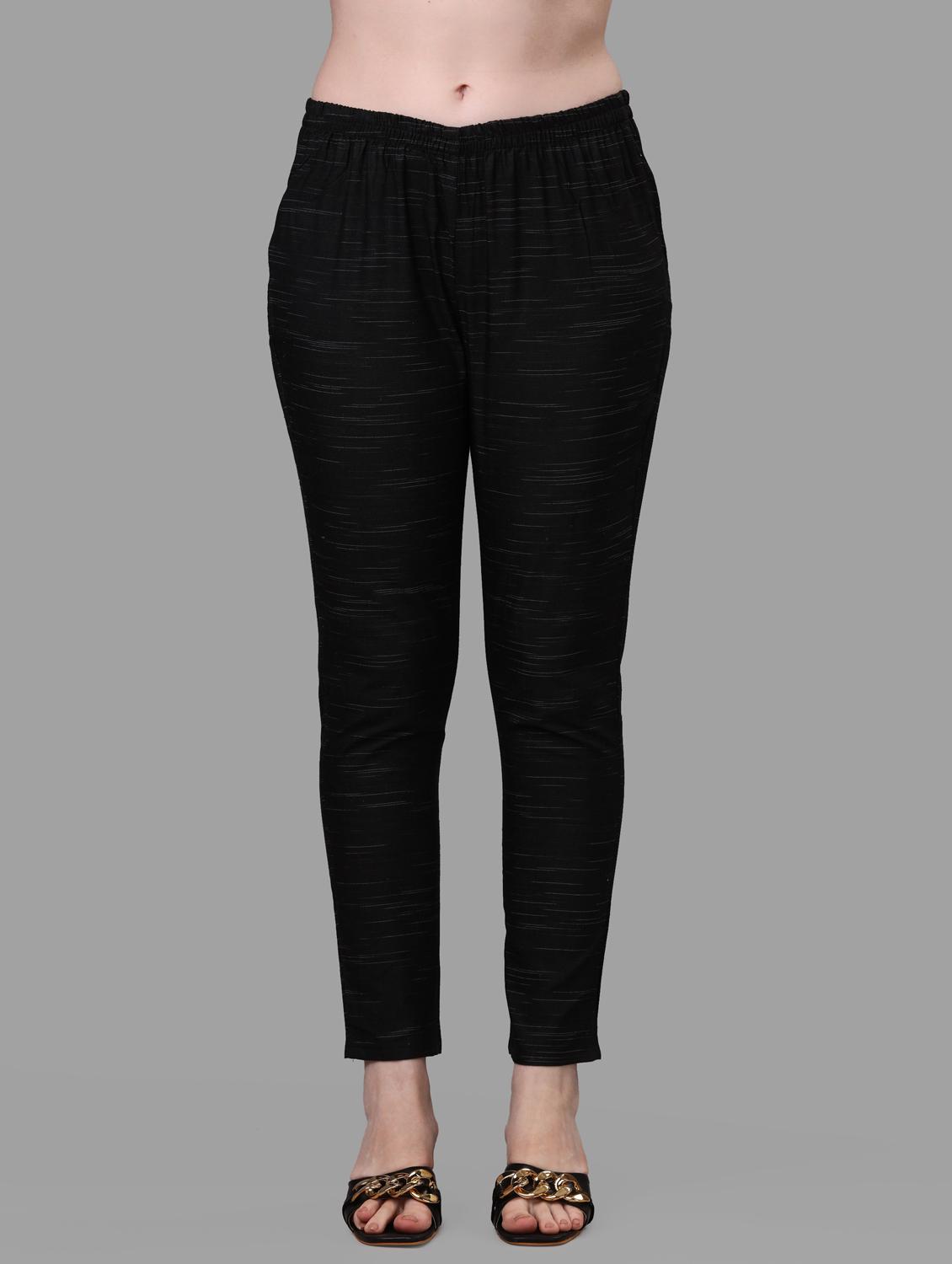 black three quarter sleeve kurta pant set - 20809541 - Standard Image - 3