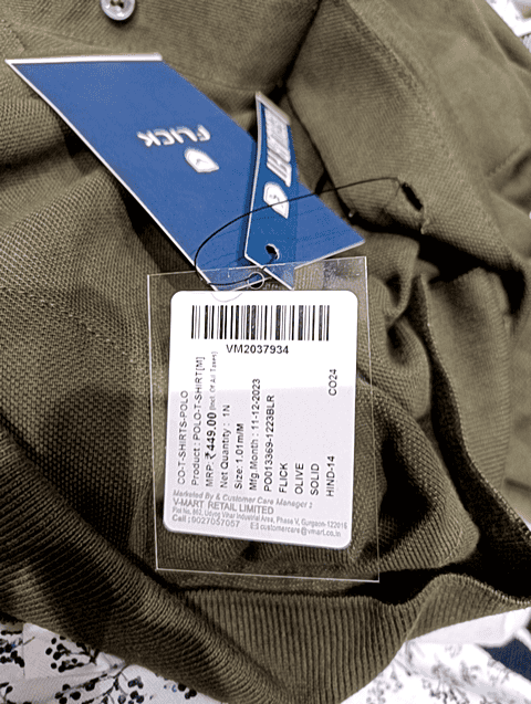 olive poly cotton tshirt - 20809807 - Zoom Image - 0