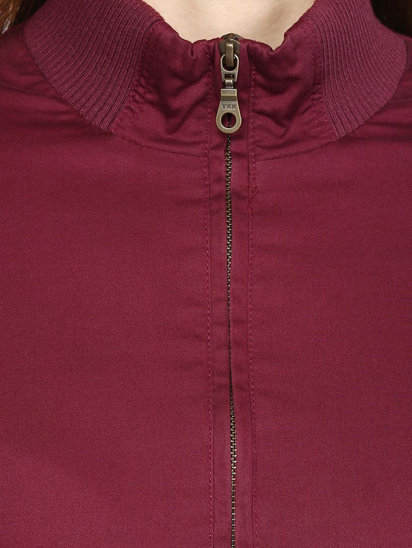 wine cotton regular jacket - 20810316 - Standard Image - 3