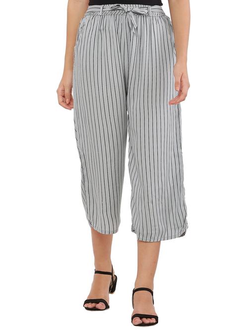 grey rayon culottes - 20811665 -  Standard Image - 0