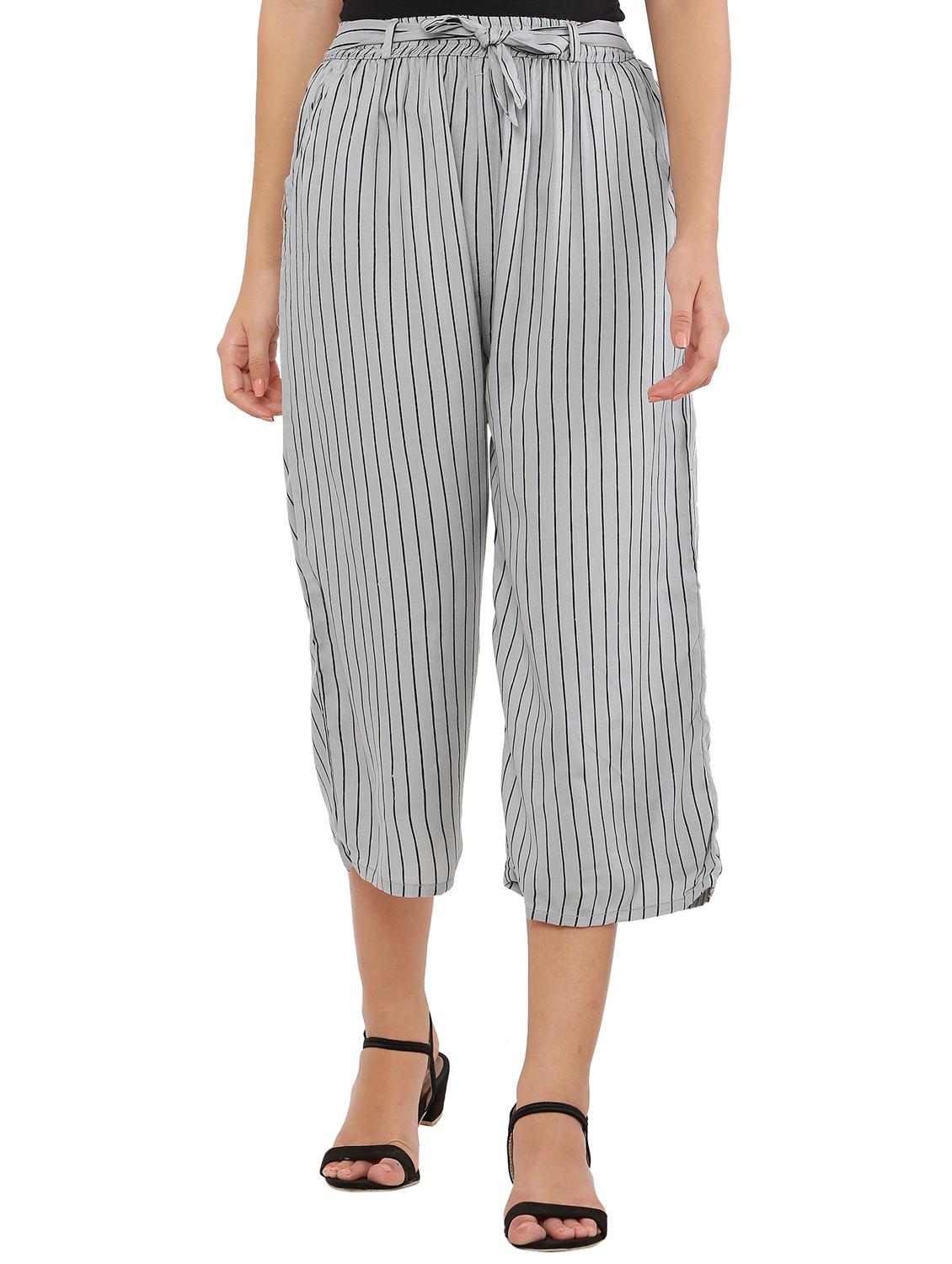 grey rayon culottes - 20811665 -  Zoom Image - 0
