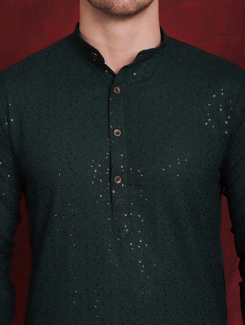 olive viscose kurta - 20811849 - Standard Image - 5
