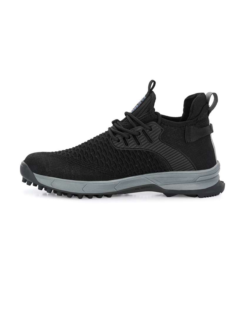 black lace up sport shoe - 20811876 - Standard Image - 3