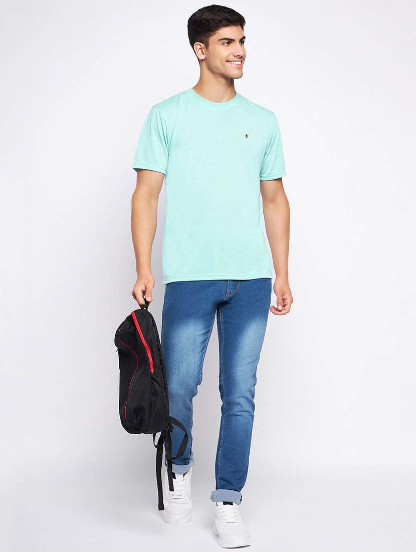 ai aqua polyester plain tshirt - 20814447 -  Standard Image - 3