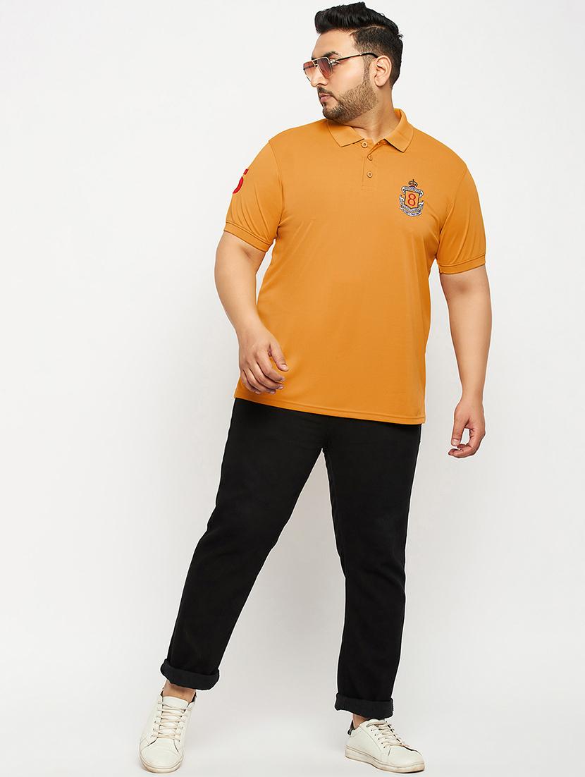 mustard polyester plain tshirt - 20814508 - Standard Image - 3