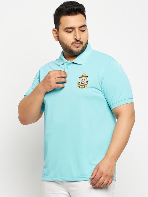 ai aqua polyester plain tshirt - 20814509 -  Standard Image - 0