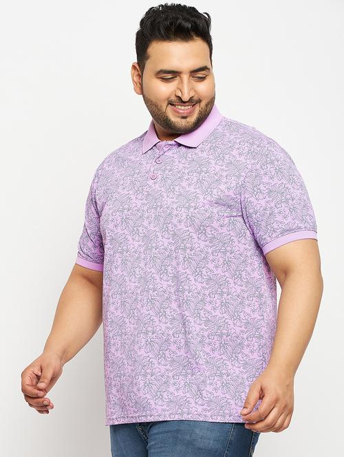 men polo neck printed t-shirt - 20814527 - Standard Image - 0