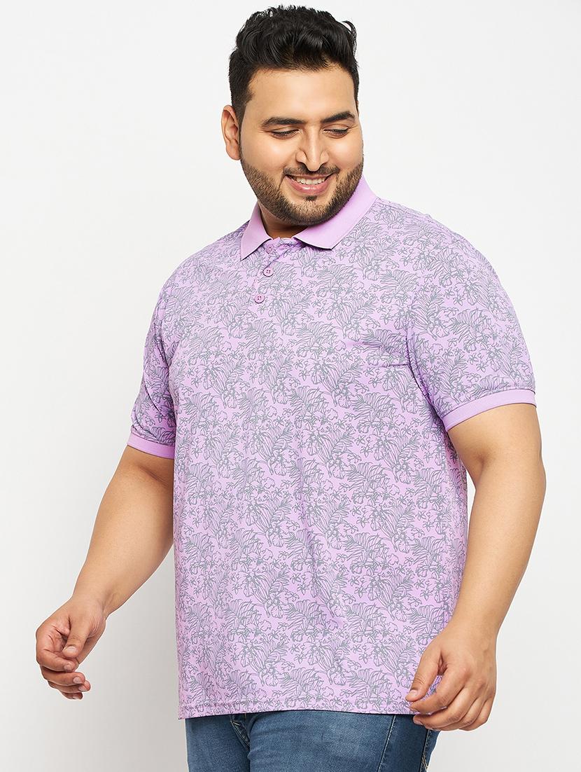 men polo neck printed t-shirt - 20814527 - Zoom Image - 0