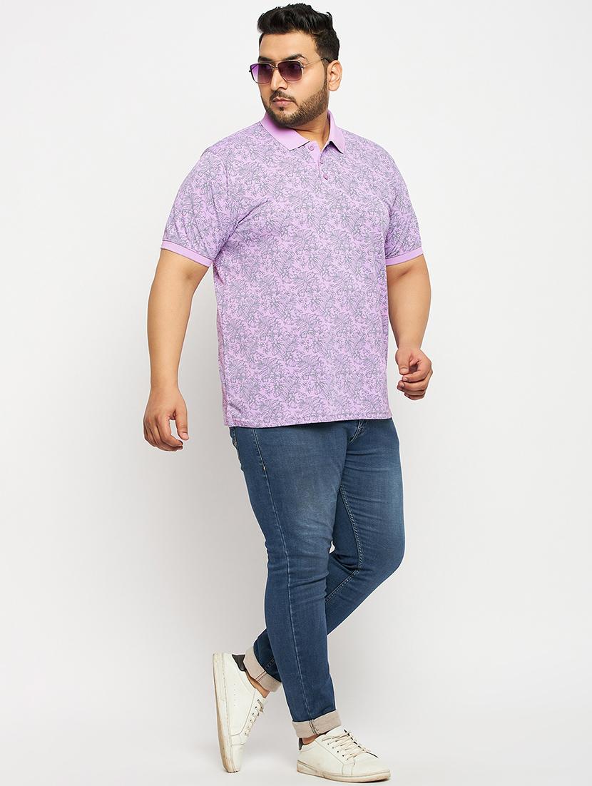 men polo neck printed t-shirt - 20814527 - Standard Image - 3