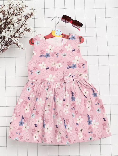 pink floral printed frock - 20815528 - Standard Image - 0
