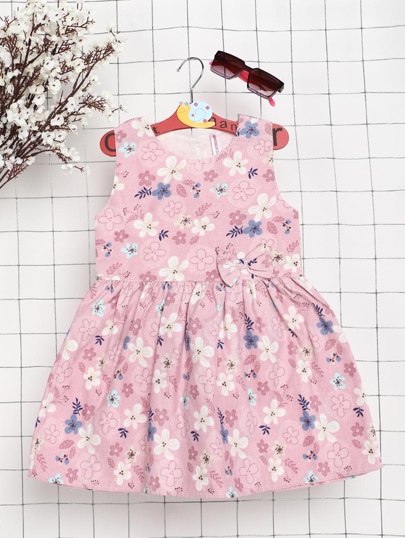 pink floral printed frock - 20815528 - Zoom Image - 0