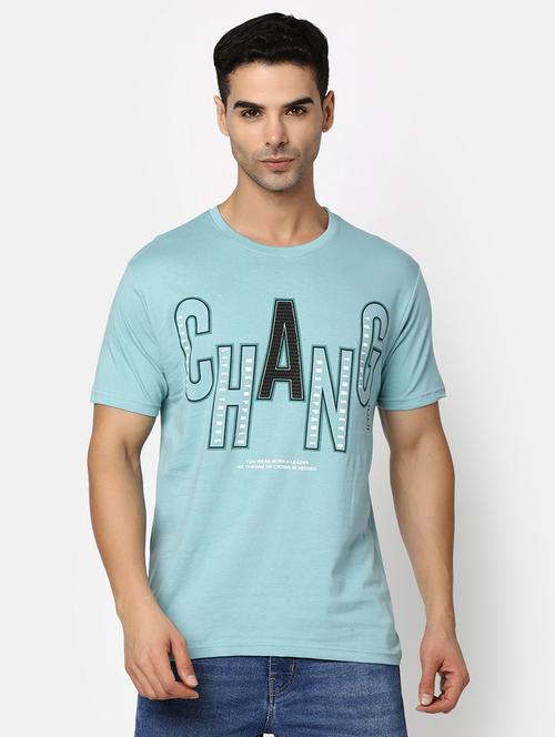 ai aqua chest print t-shirt - 20815963 - Standard Image - 0