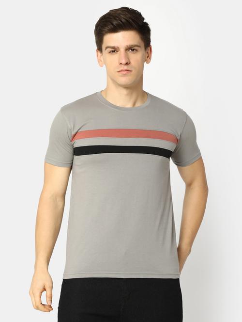 round neck striped t-shirt - 20816160 - Standard Image - 0
