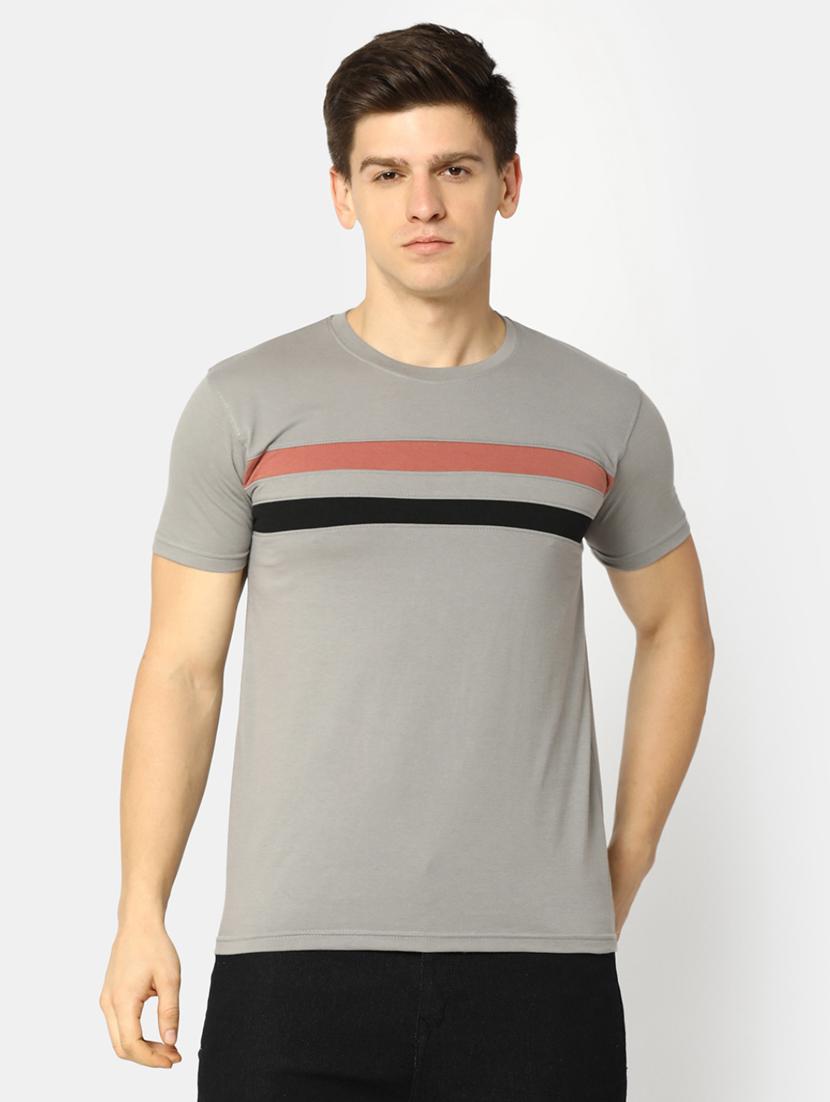 round neck striped t-shirt - 20816160 - Zoom Image - 0