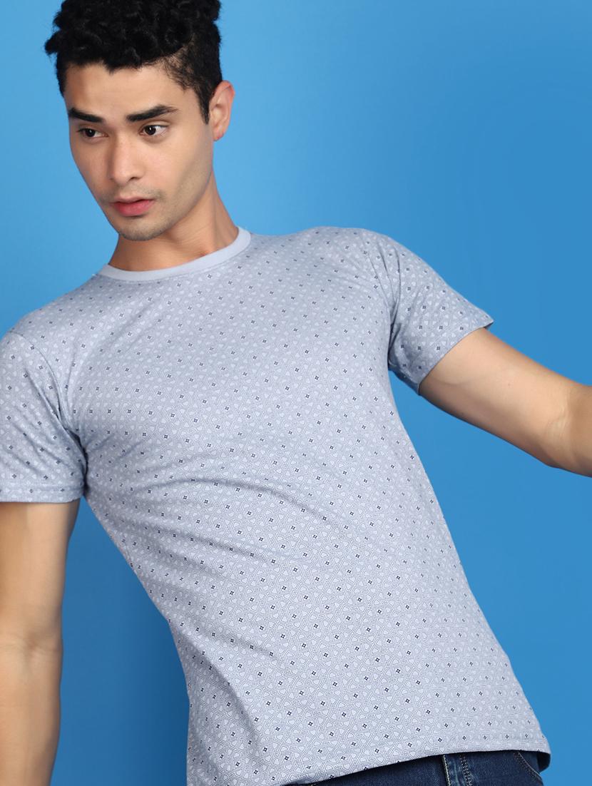 men round neck printed t-shirt - 20817382 - Standard Image - 3