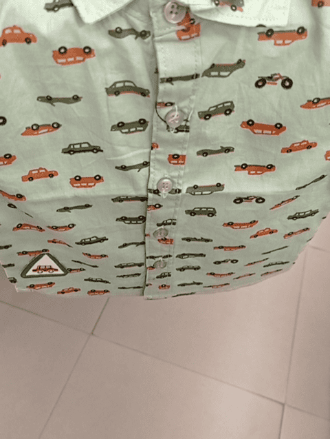 olive poplin shirt - 20817470 - Zoom Image - 0