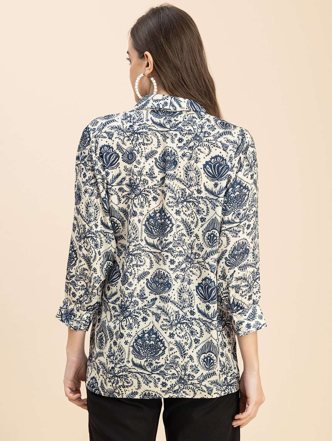 Women Floral Print Casual Shirt