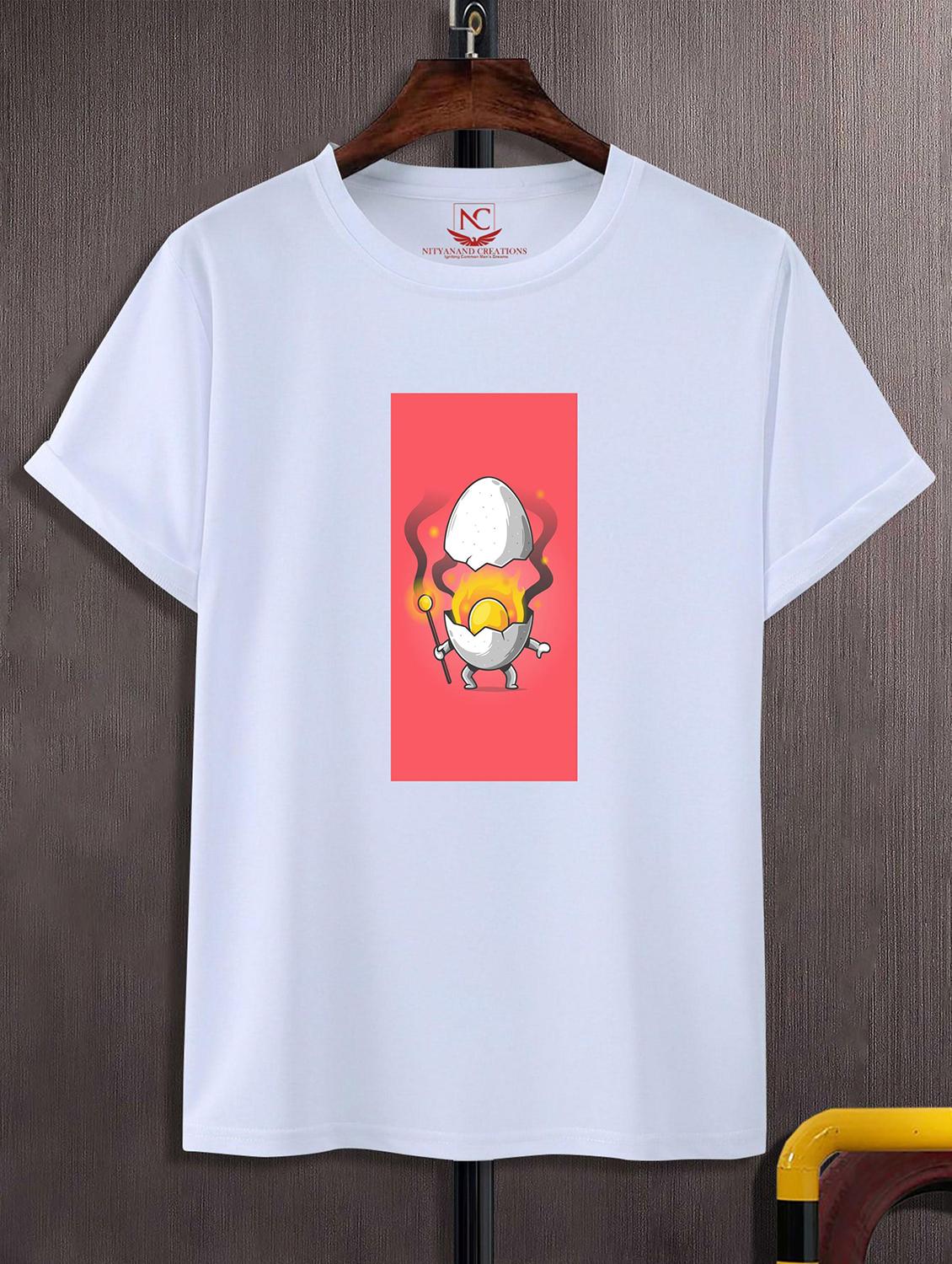unisex white graphic printed t-shirt - 20823550 -  Zoom Image - 0