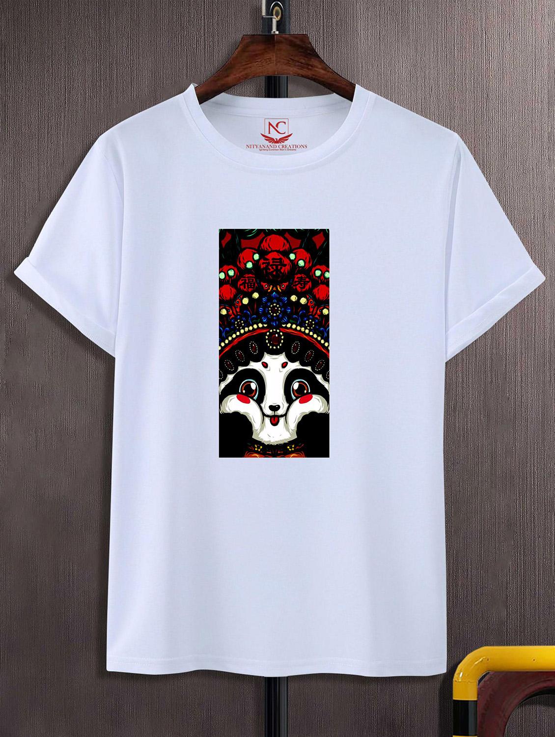 unisex white graphic printed t-shirt - 20823560 -  Zoom Image - 0