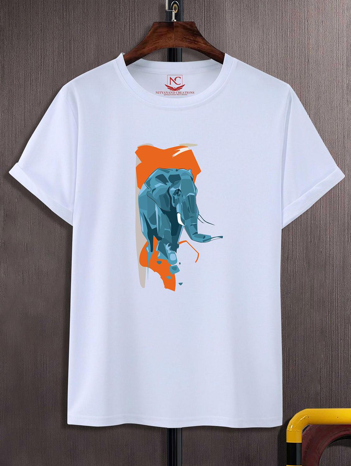 unisex white graphic printed t-shirt - 20823564 - Zoom Image - 0