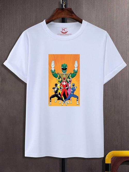 unisex white graphic printed t-shirt - 20823571 - Standard Image - 0