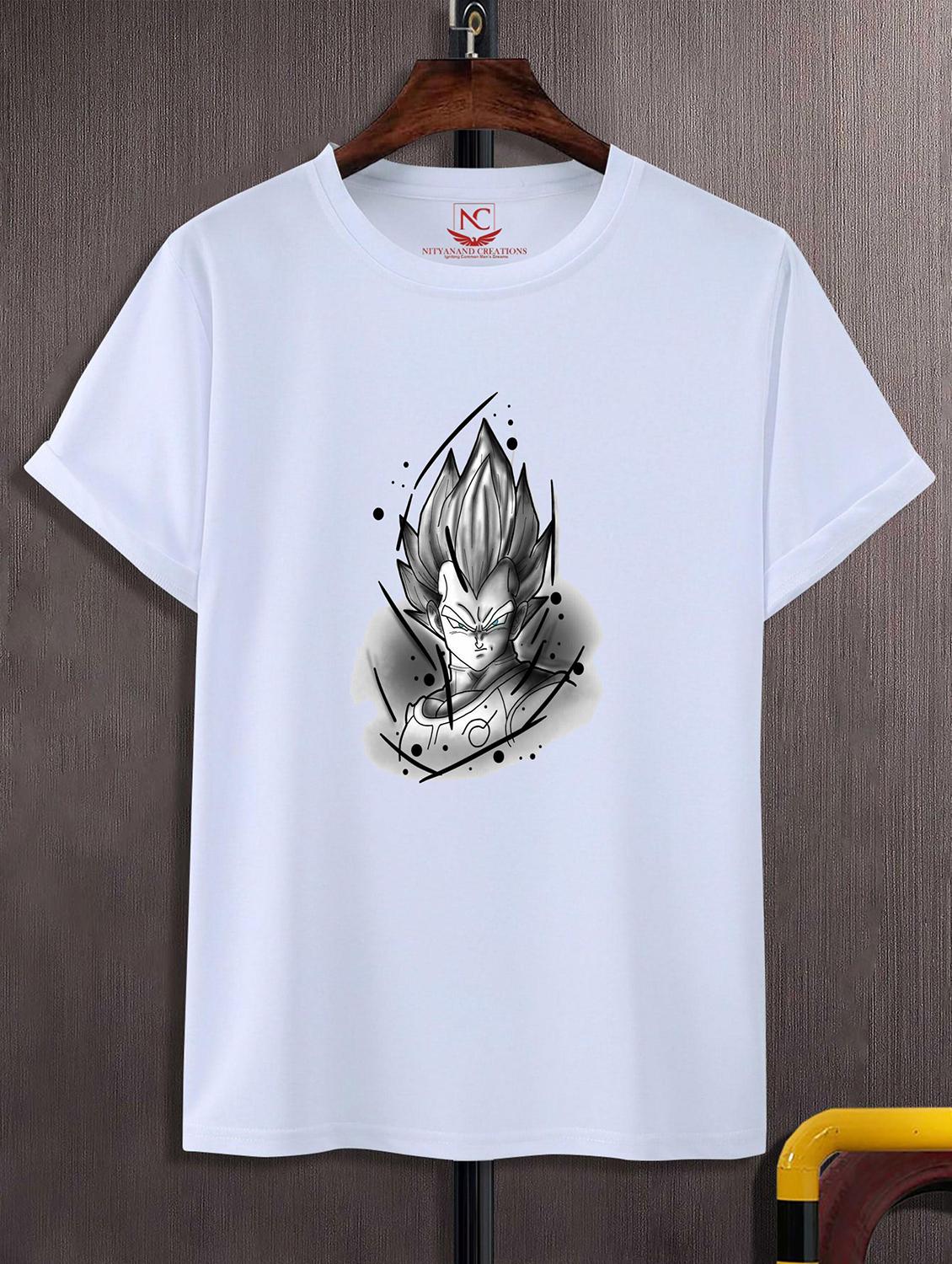 unisex white graphic printed t-shirt - 20823579 -  Zoom Image - 0