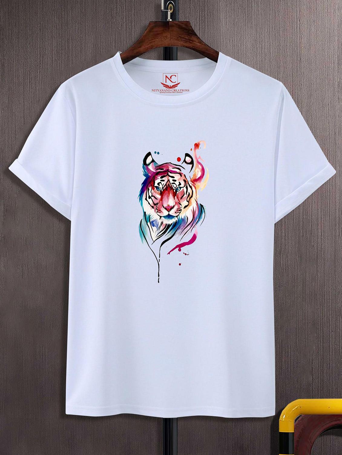 unisex white graphic printed t-shirt - 20823594 - Zoom Image - 0