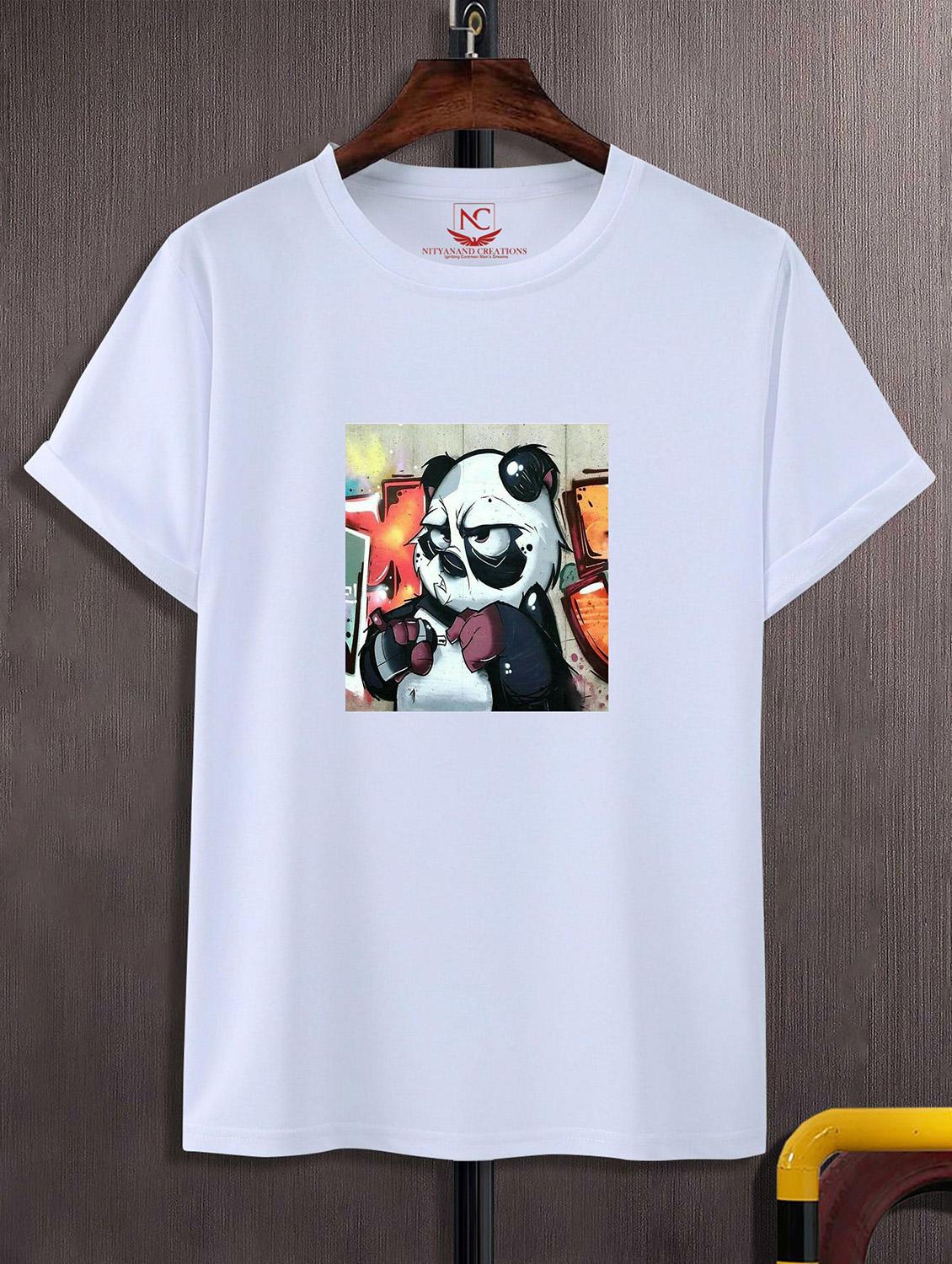 unisex white graphic printed t-shirt - 20823595 - Zoom Image - 0
