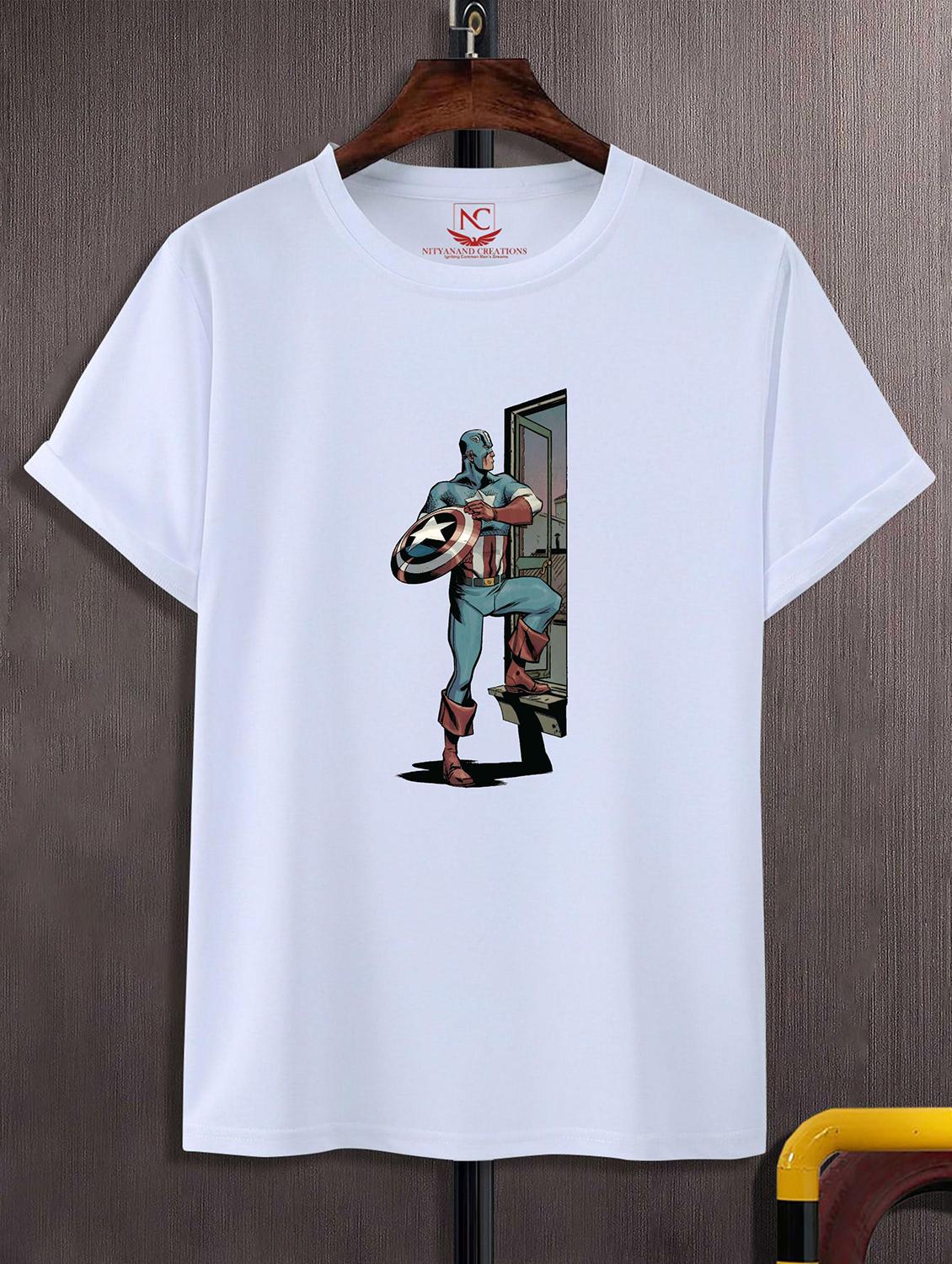 unisex white graphic printed t-shirt - 20823606 - Zoom Image - 0