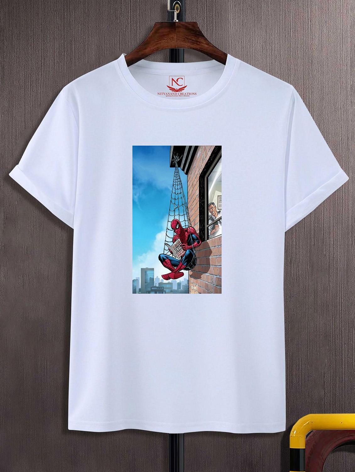 unisex white graphic printed t-shirt - 20823621 - Zoom Image - 0