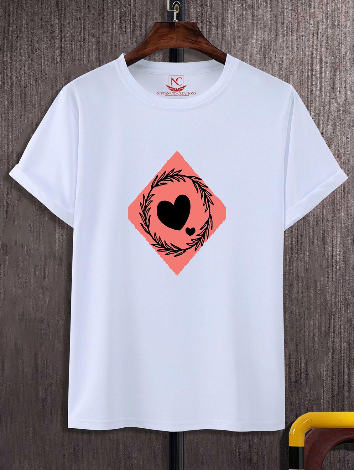 unisex white graphic printed t-shirt - 20823646 -  Zoom Image - 0
