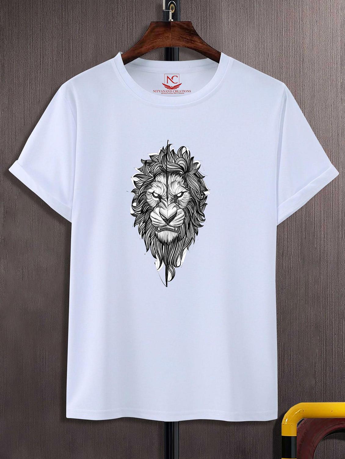 unisex white graphic printed t-shirt - 20823650 -  Zoom Image - 0