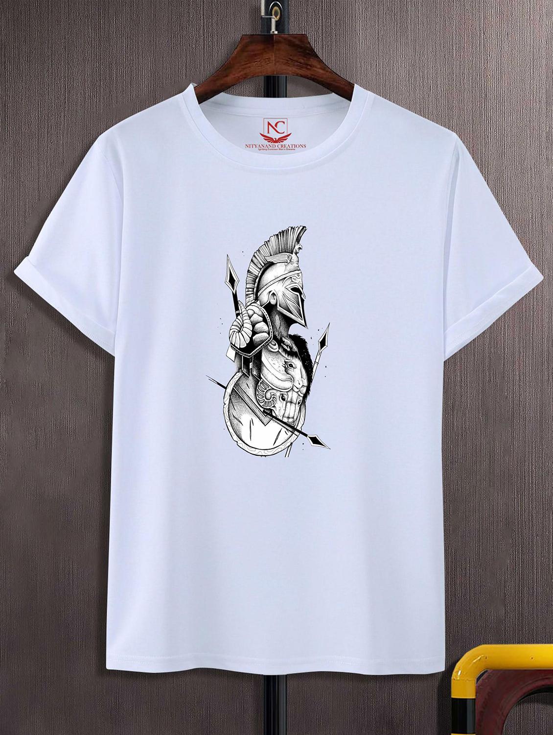 unisex white graphic printed t-shirt - 20823654 -  Zoom Image - 0