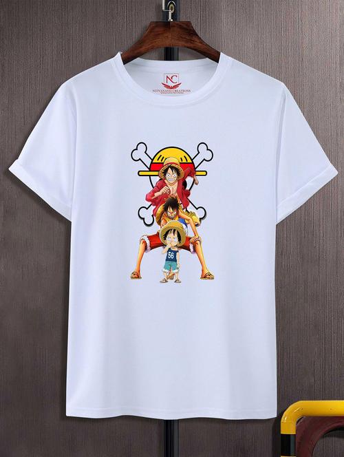 unisex white graphic printed t-shirt - 20823655 - Standard Image - 0