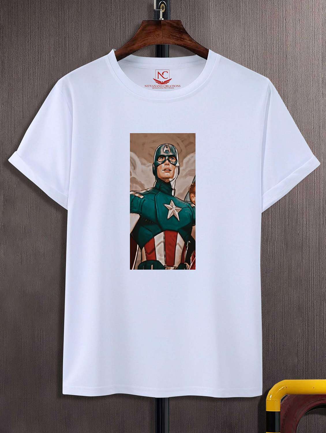 unisex white graphic printed t-shirt - 20823661 - Zoom Image - 0