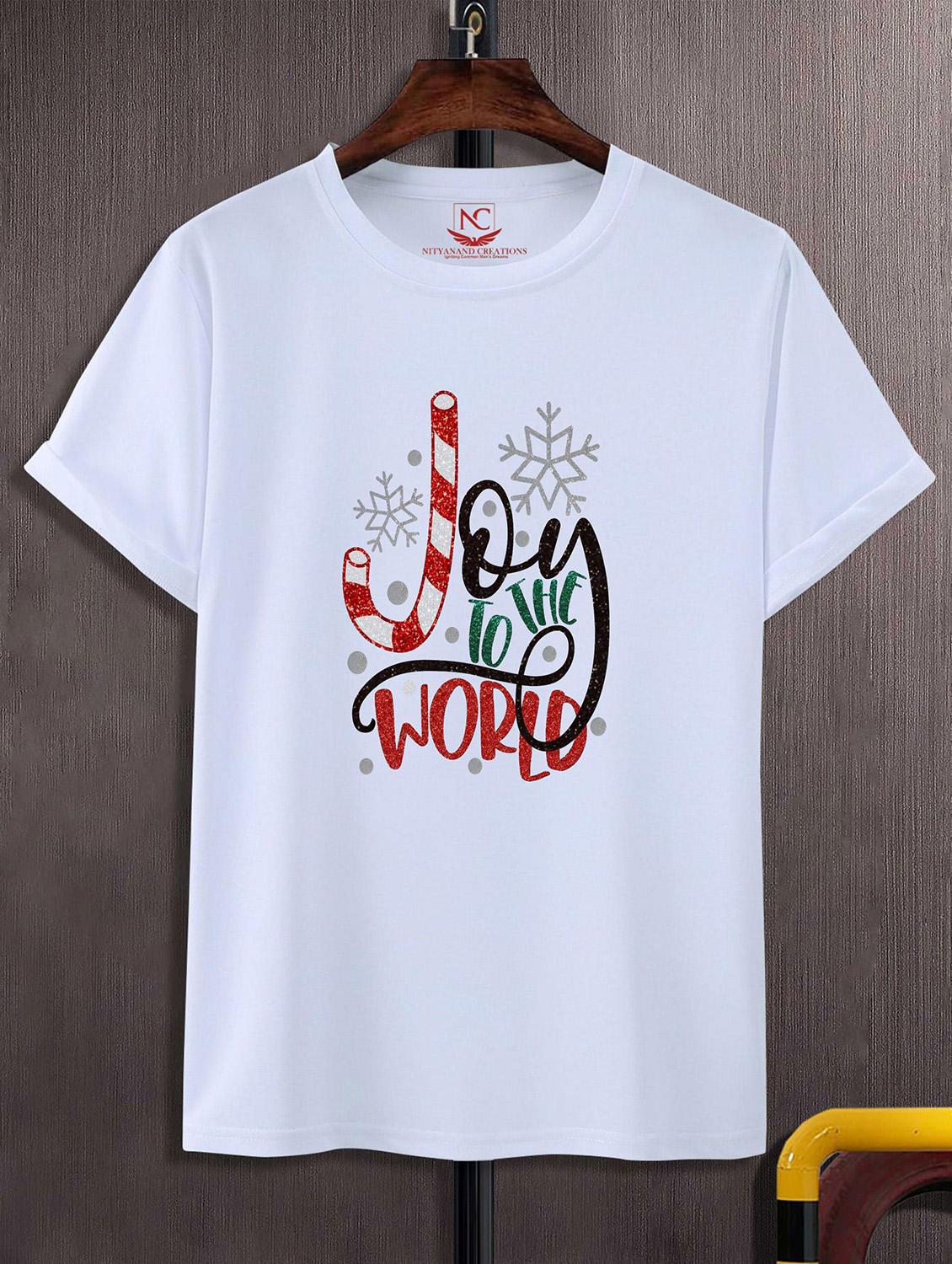 unisex white graphic printed t-shirt - 20823697 -  Zoom Image - 0