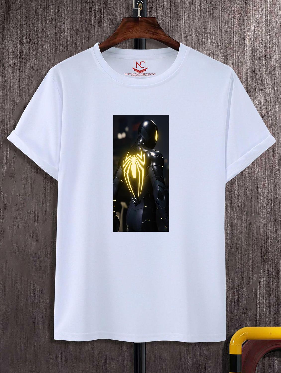 unisex white graphic printed t-shirt - 20823713 -  Zoom Image - 0
