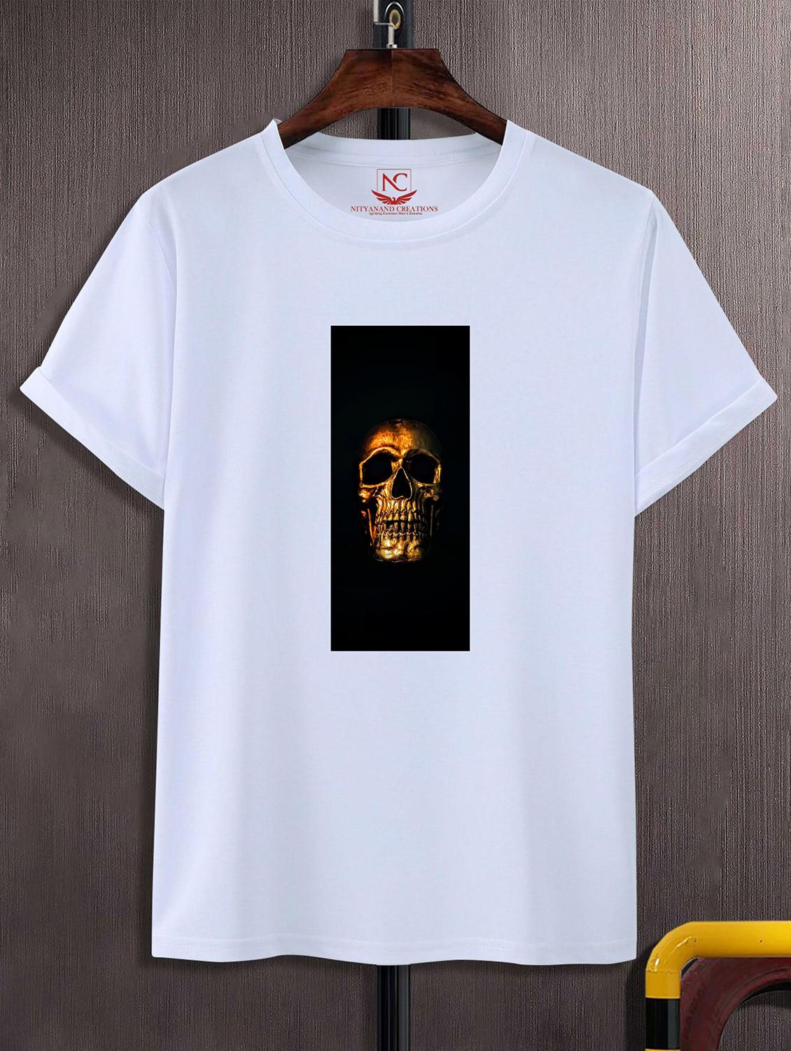 unisex white graphic printed t-shirt - 20823724 - Zoom Image - 0